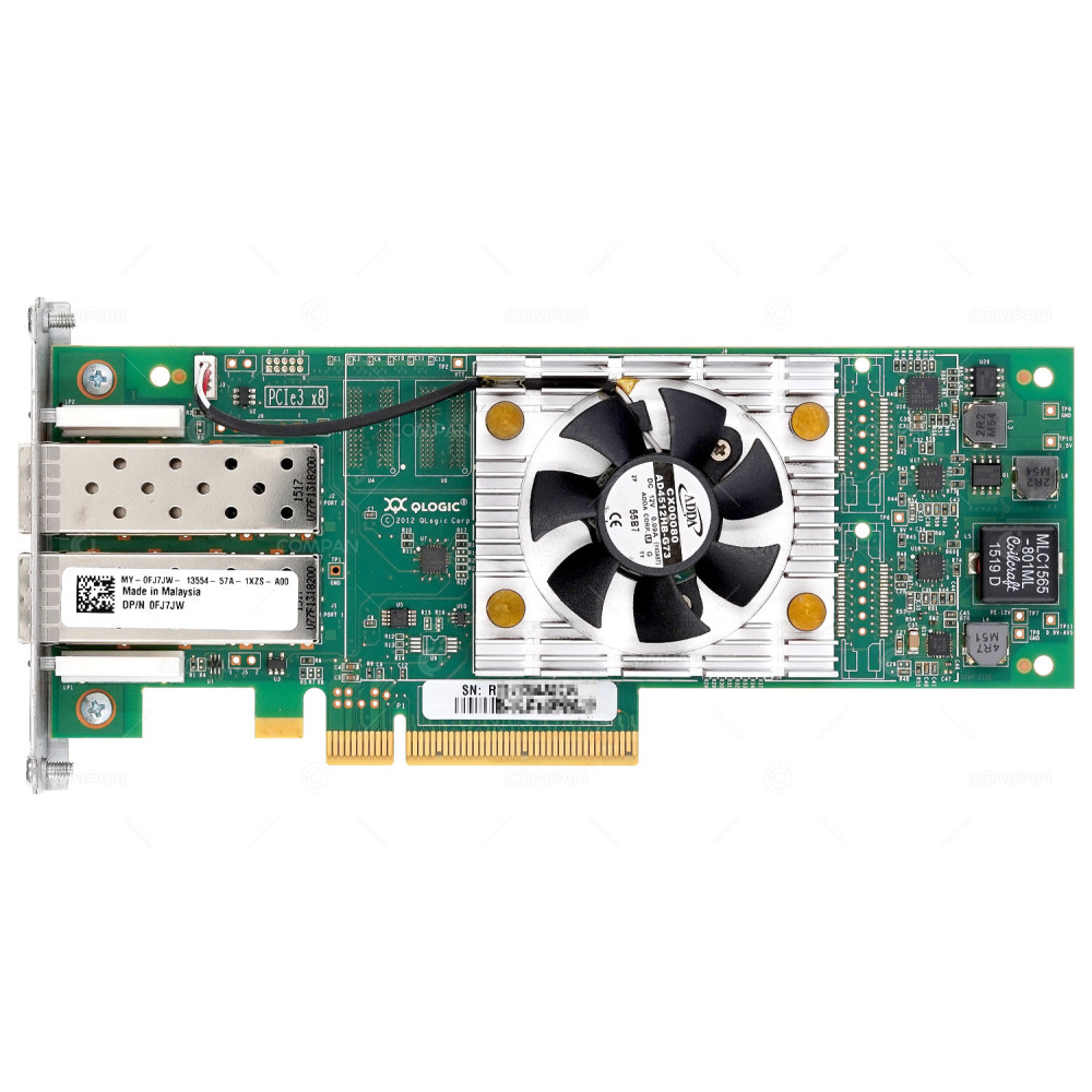 FJ7JW  DELL DUAL PORT 16G SFP+ PCI-E GEN3 X8 NETWORK ADAPTER FOR SCV2020